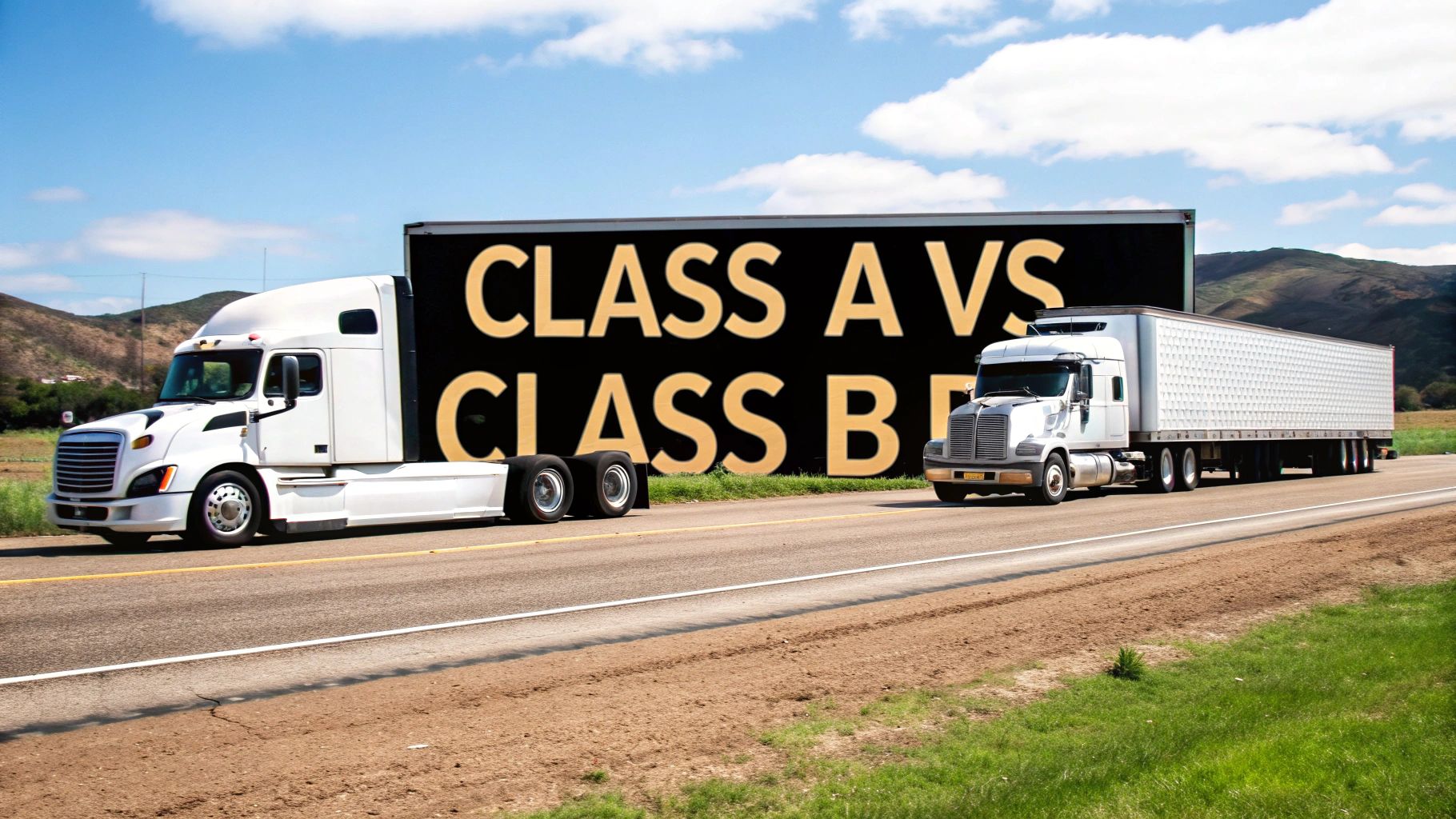 CDL Class A vs Class B Which Is Right for You?