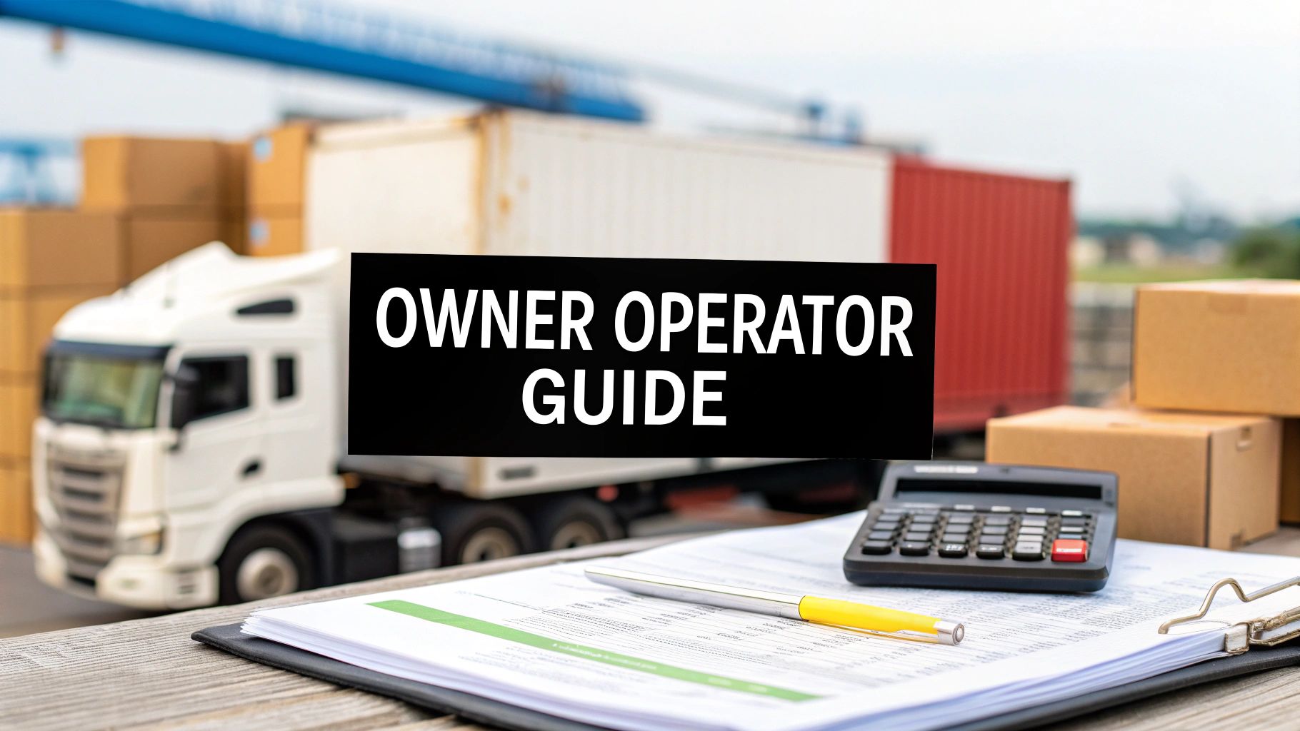 How to become owner operator: A Real-World Guide