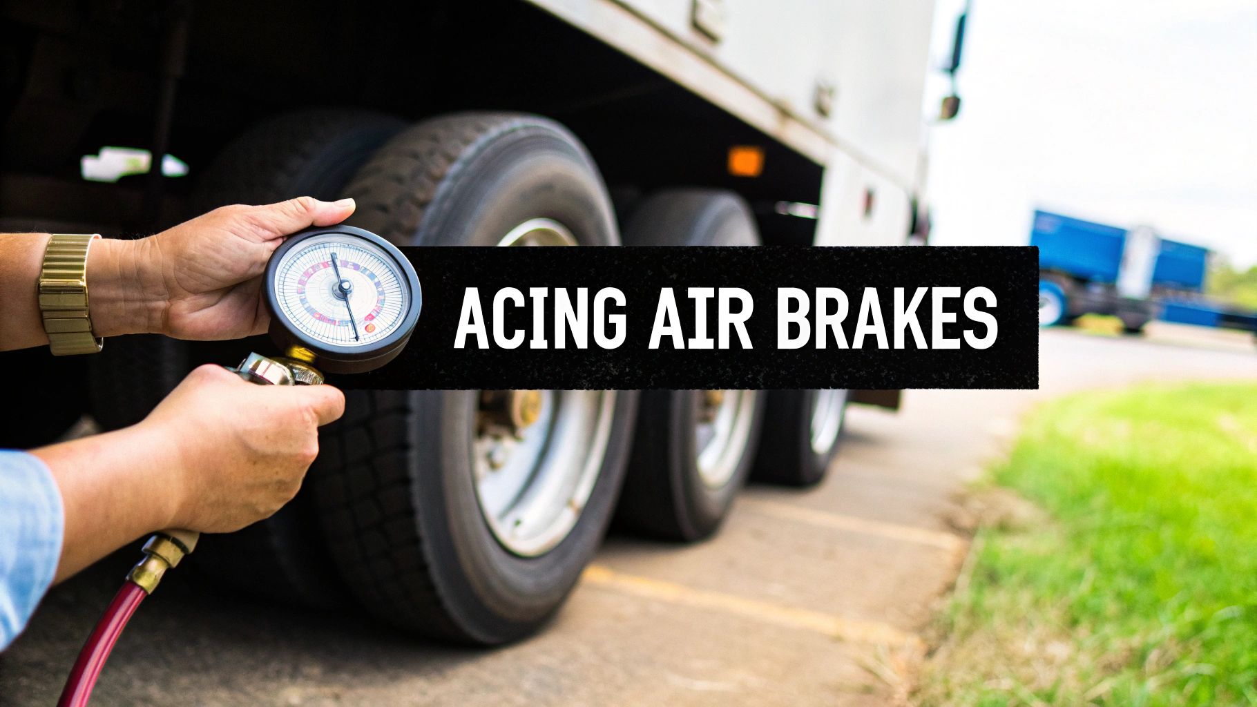 Acing Your Practice Air Brake Test A CDL Driver’s Guide