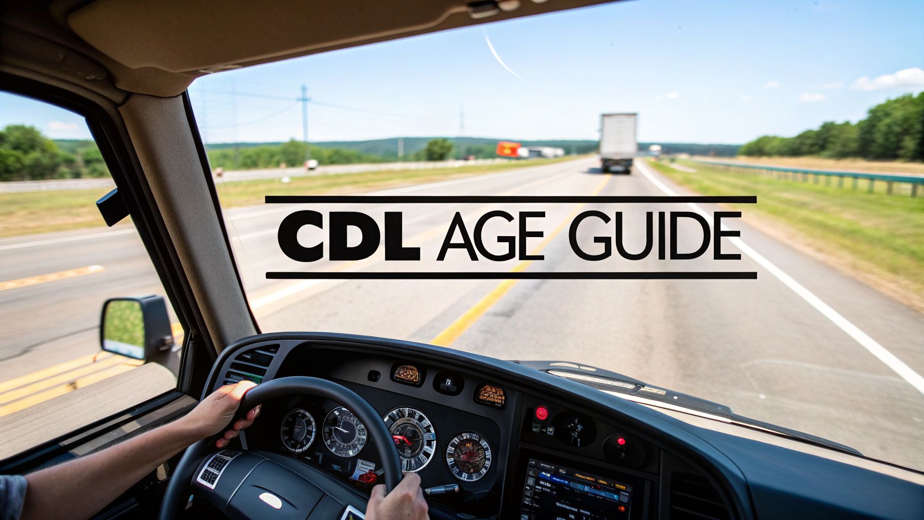 What Is the Age for CDL Your Guide to Trucking Requirements