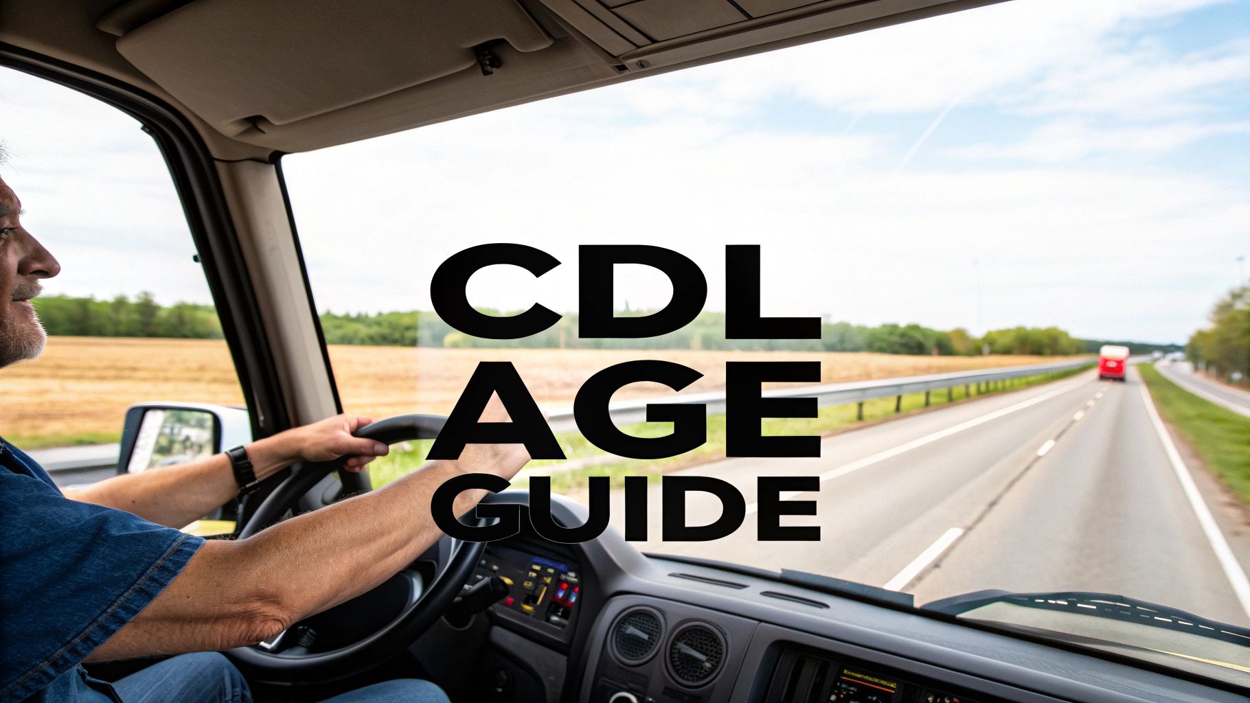 Age for cdl license: A Clear Guide for Aspiring Truckers